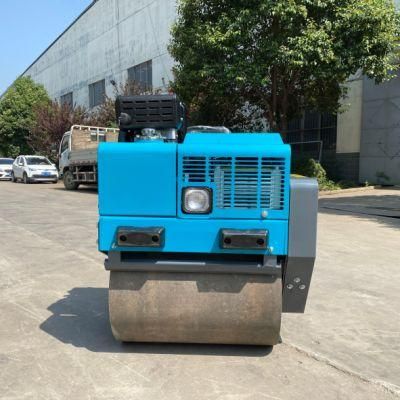 Hot Sale 800kg Double Drum Vibratory Road Roller for Asphalt Road Compaction