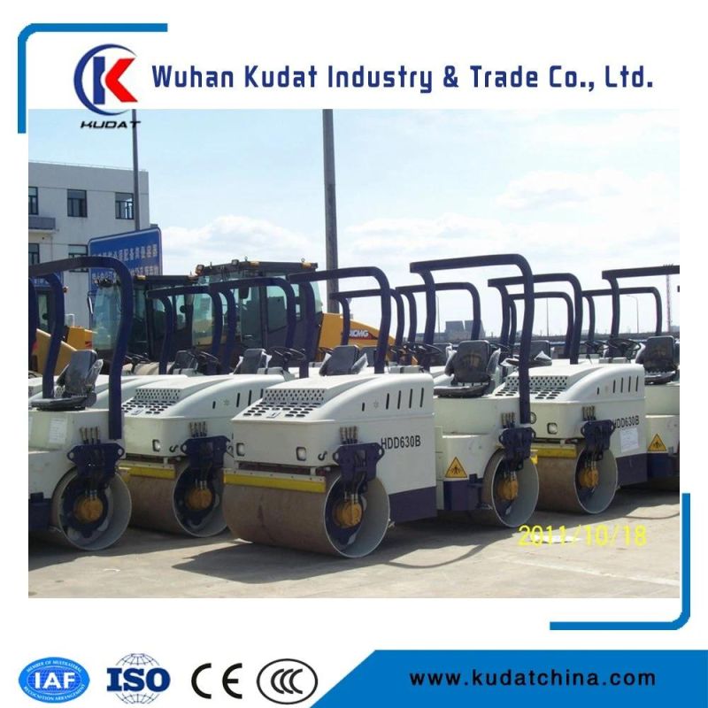 3 Tons Fully Hydraulic Dual Drum Road Roller with Ubota Diesel Engine 26kw