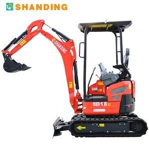 High Quality Zero Tail Hydraulic Multi-Function Mini Excavators Retractable Chassic Backhoe Small Digger