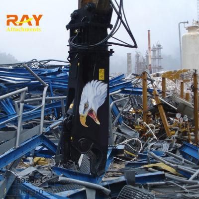 Scrap Metal Cutting Tool 3-5 Ton Excavator Demolition Eagle Shear