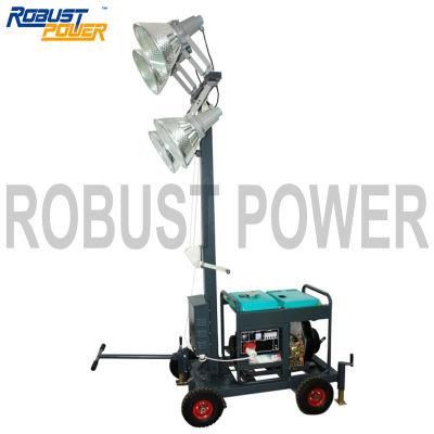 Mining Portable Emergency 480W Electric LED Flood Light Tower