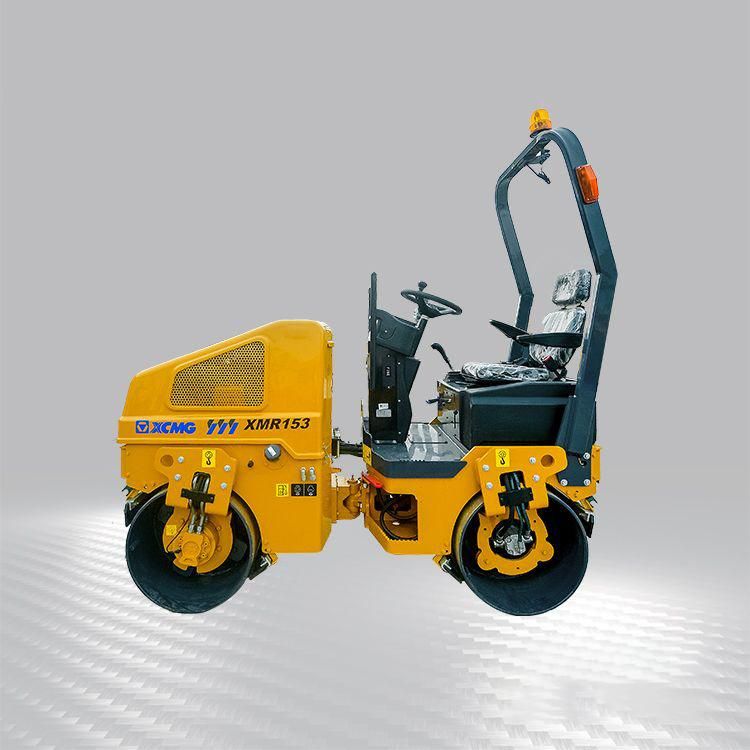 XCMG Factory 2 Ton Road Roller Compactor Xmr153 China New Hydraulic Small Mini Light Double Drum Vibratory Road Roller Price