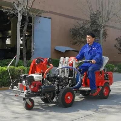 Cold Paint Spraying Road Line Marker with Hydraulic Booster
