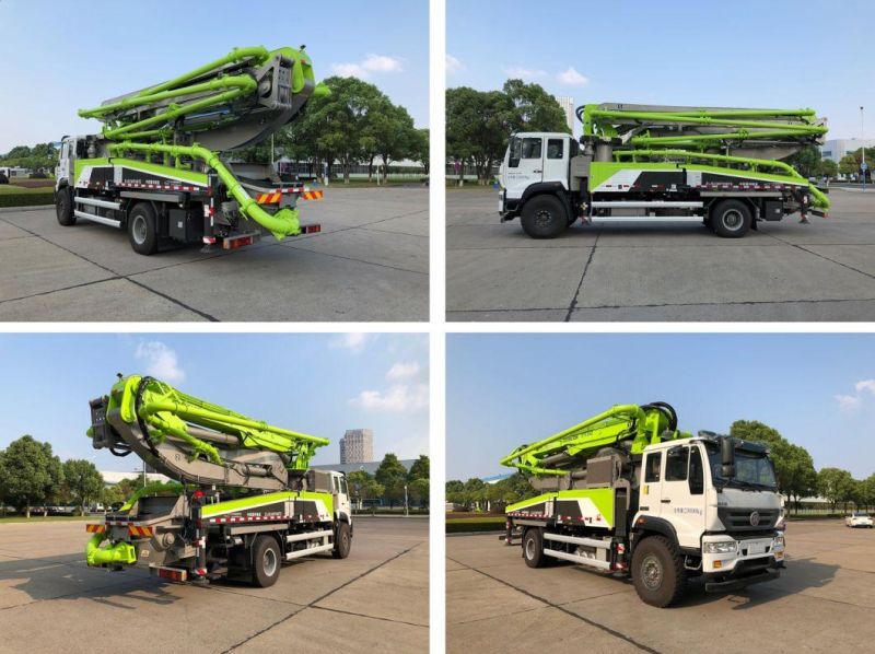 Zoomlion Official Manufacturer Truck Mounted Concrete Pump 38X-5rz with Two-Alex