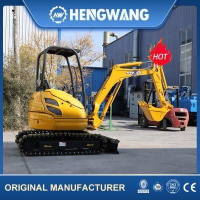 High Quality 2.6ton 2.6ton Small Digger Tracked Excavator