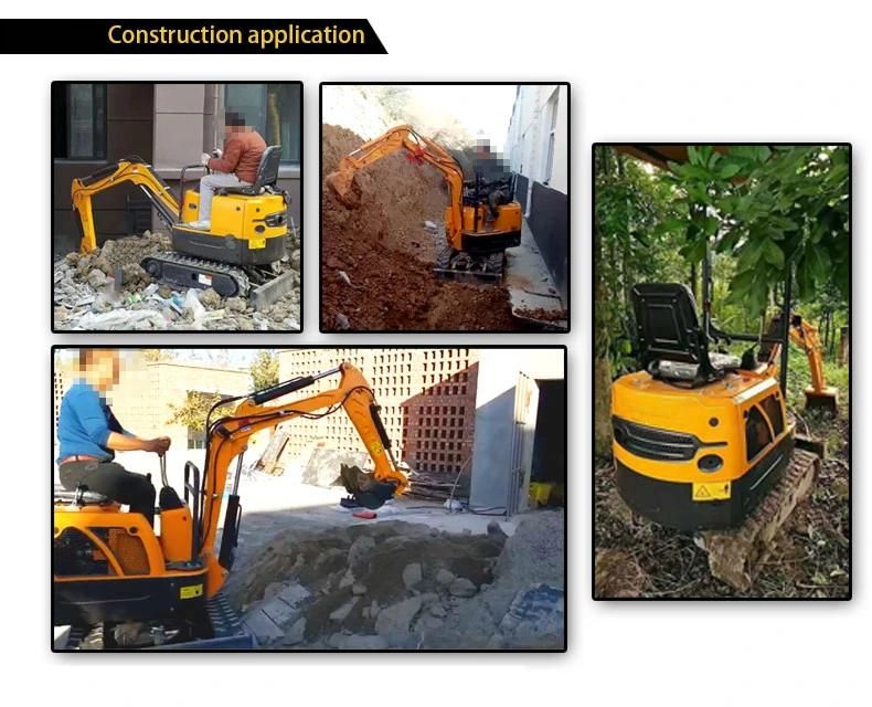 Mini Small Garden Excavator Digging Work