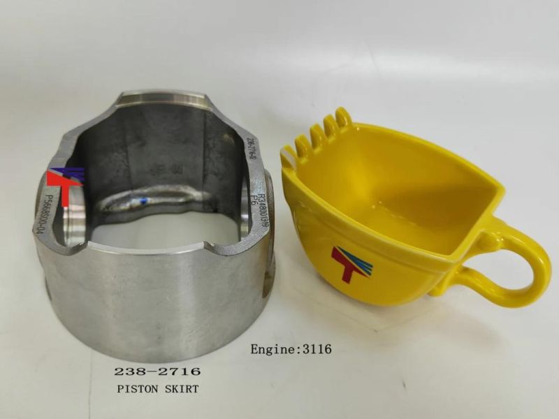 High-Performance Diesel Engine Engineering Machinery Parts Skirt-Piston 238-2716 for Excavator Parts 325b Engine Parts 3116 Generator Set