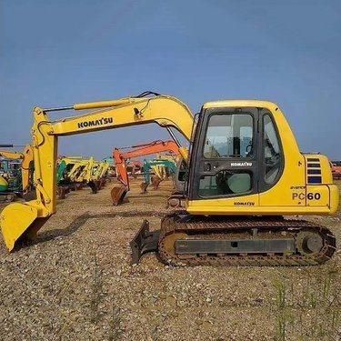 Used Komatsu PC60 Excavators in Stock Good Condition for Sale with Strong Engine/with New Truck Pad New Digger