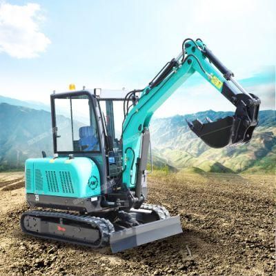 Hot Sale 2.8ton Machine Weight 36.8kw Engine Power Mini Crawler Excavators in Southeast Asia