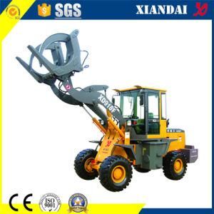 Forest Machinery 1.6ton Quick Coupler Quick Hitch Wheel Loader with Log Grabber Xd918f