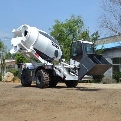 Self Loading Concrete Mixer with Pump