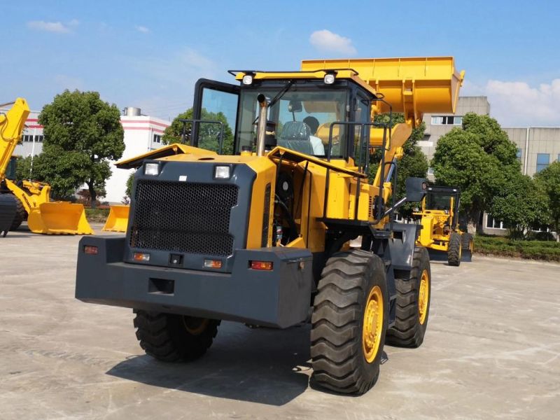 Pilot Control Front End Loader 5 Ton Wheel Loader Zl50h