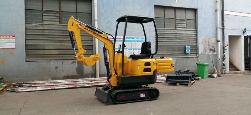 Construction Machinery Maximum Digging Height 1850mm Mini Excavator Prices