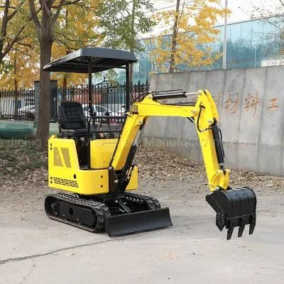 Chinese Mini 1 Ton Hydraul Crawler Digger Excavator