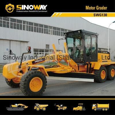 Factory Supply 130HP Motor Grader 11 Ton Road Scraper for Sale