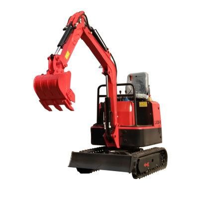 Good Performance 0.8 Ton Mini Digger Lx08-9 for Sale