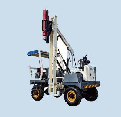 Highway Guardrail Installation Drop Hammer Pile Driver for Road Construction