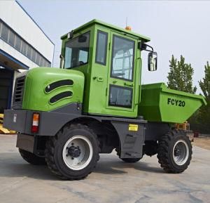 2.0ton Dumper Articulated Hydraulic Crawler Mini Tipper Truck