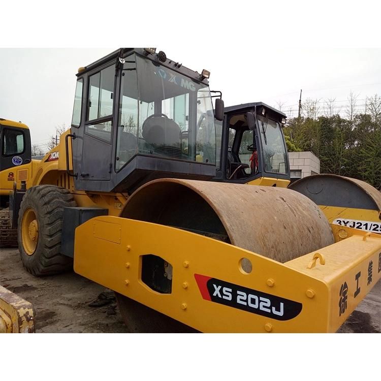 New and Used Road Rollers Xgmc Single Steel Roller Machine Road Construction Equipment for Sale