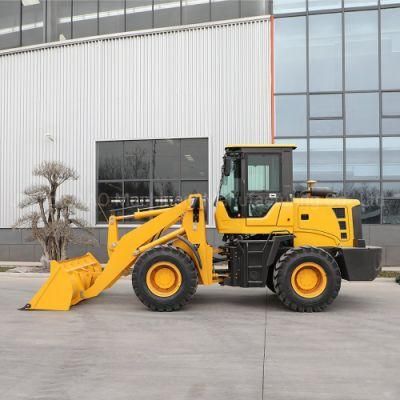 High Work Efficiency 4 Wheel Drive Articulated Mini Wheel Loader