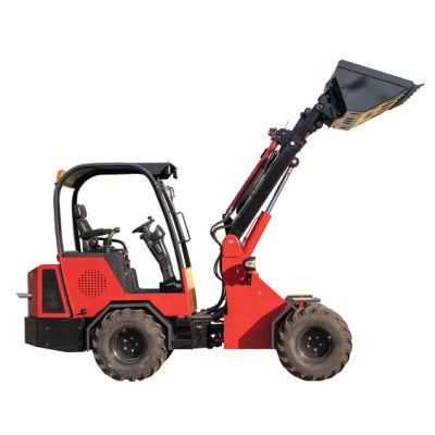 4 Wheel Drive Mini Farm Front End Loader 2000kg Small Radlader Loader with Euro5 Engine