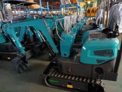 Chinese Samll Work 1 Ton Crawler Small Digger Mini Excavator Price for Sale