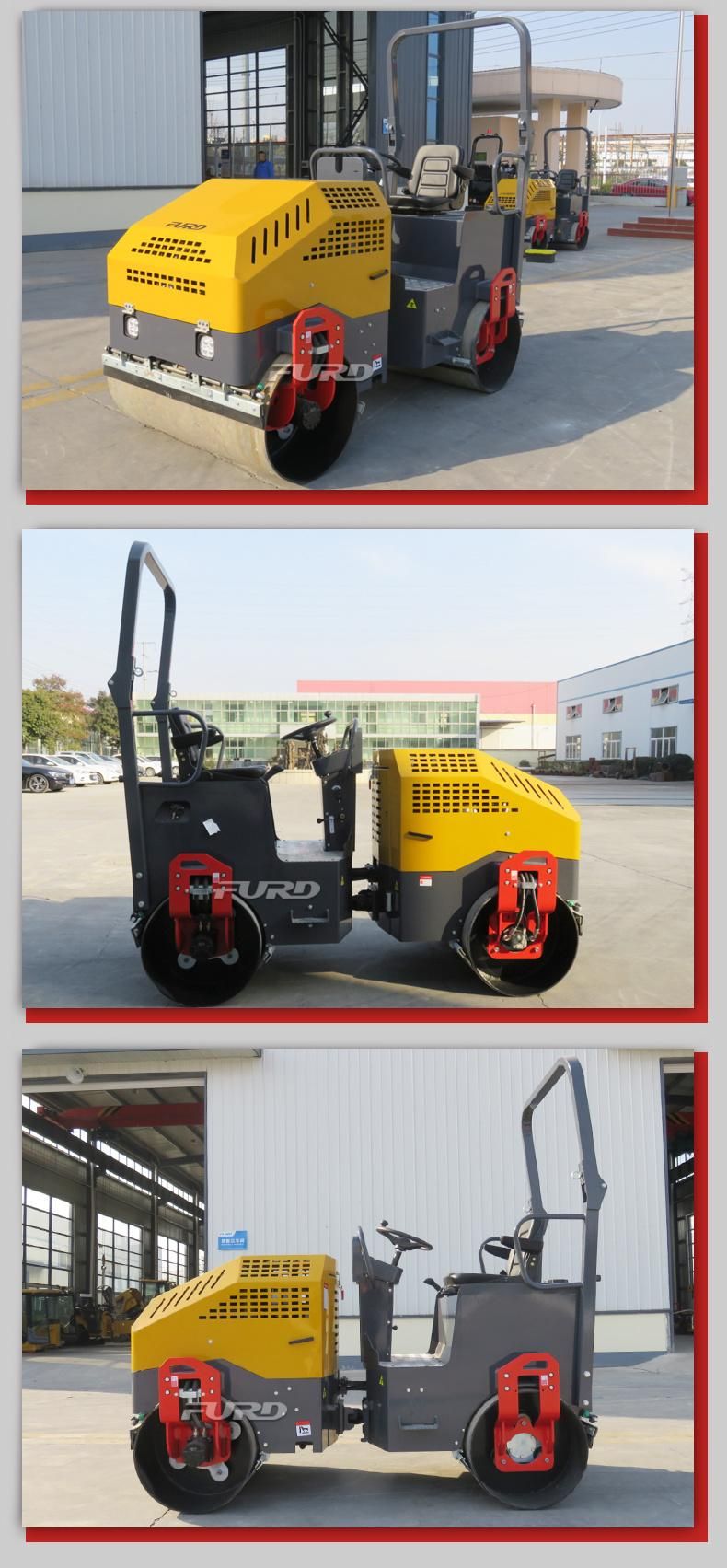 2.5 Ton Road Roller Compactor Fyl-1100 Hydraulic Small Light Road Roller