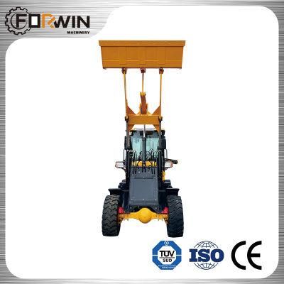 Small Front End Skid Steer Telescopic Hydraulic Transmission Shovel Small Radlader 1.8t Wheel Loader for Sale