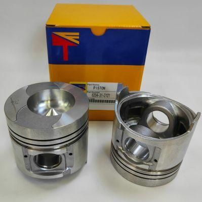 High-Performance Diesel Engine Engineering Machinery Parts Piston 6204-31-2121 for Engine Parts 6D95L 4D95 Excavator Parts PC60-7 Generator Set