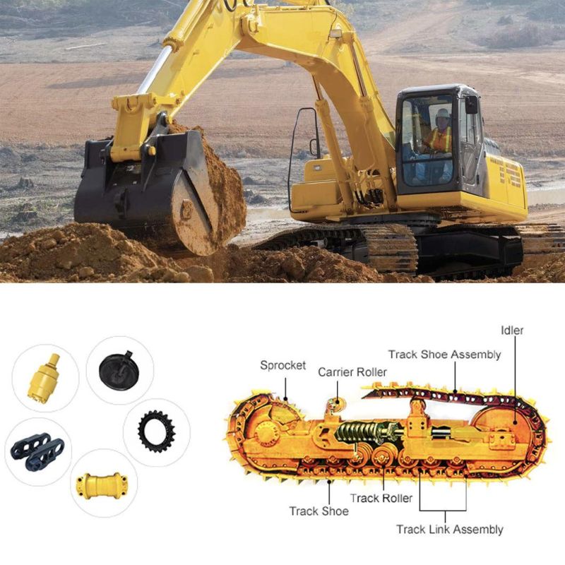 Construction Machinery Excavator Idler Wheel for Excavator PC1100