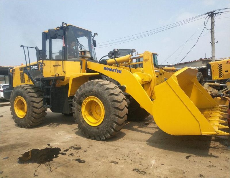 Wa380 Used Wheel Earth Moving Machine Construction Machinery Equipment Mining Machine Backhoe Loader Used Loaders Skid Steer Tractor