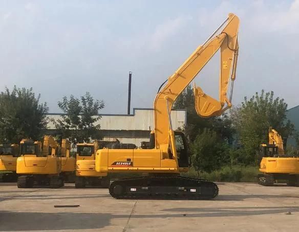Chinese Middle Size Excavators 25 Ton 1.2 Cbm Crawler Excavator Machine St Se245LC New Hydraulic Cummins Engine for Mining Machinery