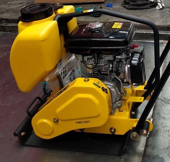 Pme-C60t Small Portable Plate Compactor 12kn Force with Gasoline Engine