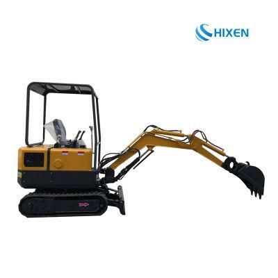 Mini/Micro Small Crawler Hydraulic Excavator with Attachments for Agriculture/Small Project/Garden/Greenhouse/Landscaping