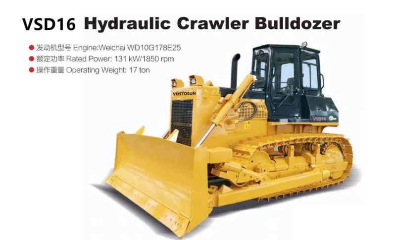 VSD16 160HP Diecast Models Bulldozer with Good Price