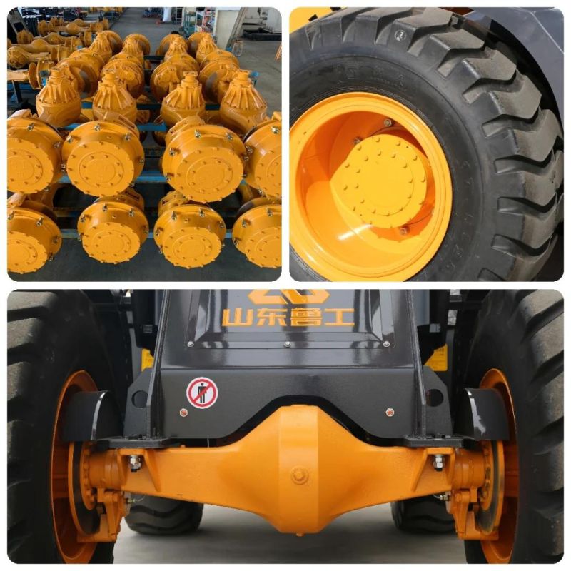 Verify Supplier 1.1 M3 Bucket Joystick Loaders with Snow Sweeper for Road
