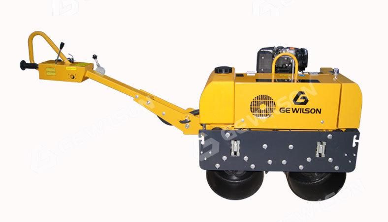 Double Drum Walk Behind Rode Vibratory Roller Construction Machinery