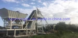 25m3/H Construction Machinery Equipment Ready Mix Mobile Concrete Mixing Plants