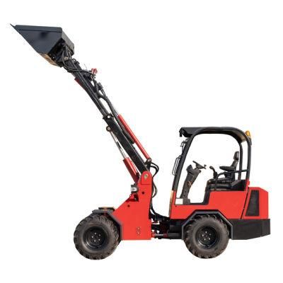 Full Hydraulic Mini Wheel Loader M915 Multi-Functional Articulated Mini Loader