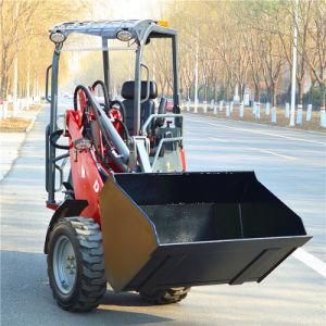 4 in 1 Bucket Mini Wheel Loader Dy25 Tractor Front Loader