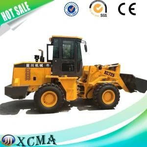 Xcma Wheel Loader Rate Load 2 Ton Xc725 for Agriculture Using