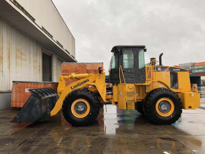 Liugong Hot Sale Zl50cn Small 5ton Front Wheel Loader with 3m3 Bucket