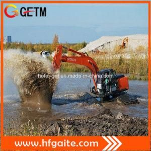 Floating Excavator for Cleaning of Lakes, Ponds,