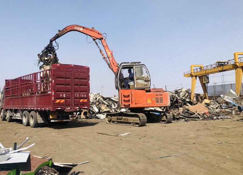 China Bonny Wzy18-8c 18 Ton Hydraulic Material Handler with Orange-Peel Grab