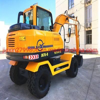 Construction Machinery Excavator Wheel Excavator 75-8 Excavator Machine