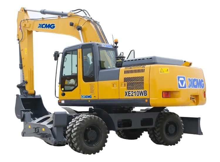 XCMG Official 21 Ton Hydraulic Wheeled Excavators Xe210wb