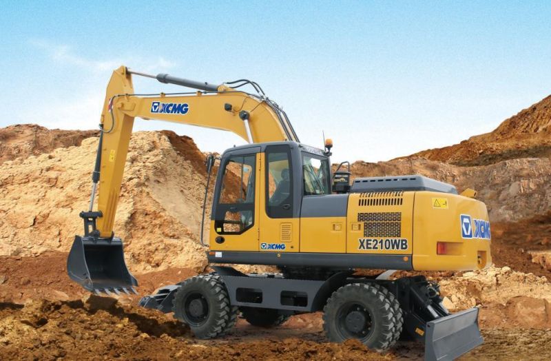 Xe210wb Wheel Crawler Used Second Hand 20 Ton Mini Earth Moving China Excavator Construction Machinery Mining Machine Parts Excavators Digger Medium Hitachi
