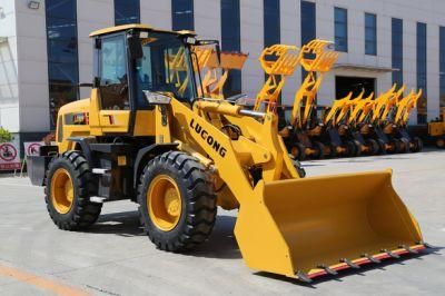 High Quality China Durable 1-3 Ton Mini Powerful Compact Wheel Loader with Front End