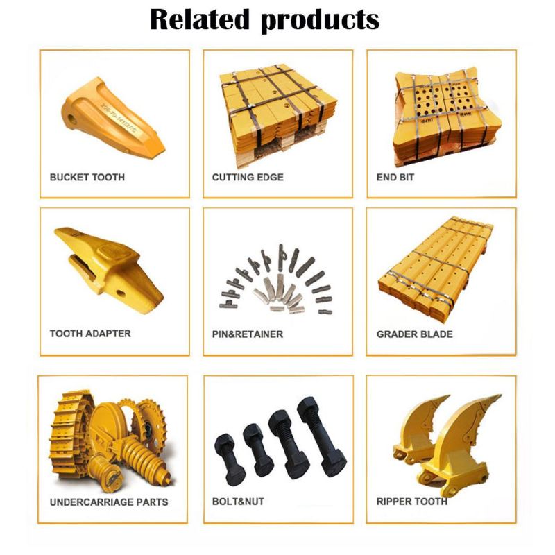 Customized Castings Bucket Teeth, Bucket Tooth, Adaptor, Tooth Point for Excavator 205-393-7120HD