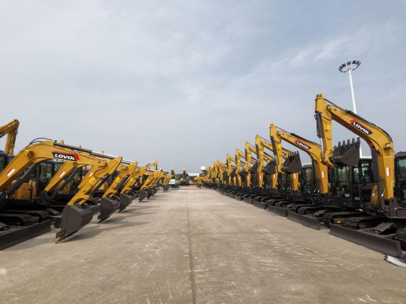 Lovol Fr60-7 Mining Machine Used Second Hand Crawler Excavator Big Digger Caterpillar Komatsu Hitachi 6 Ton Fr60 65 80 85 150 220 260 Excavators for Sale Fr60